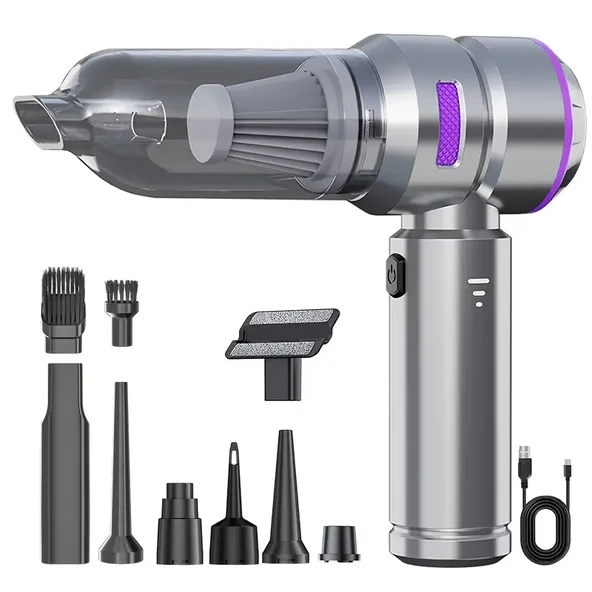 Araç Süpürgesi Kablosuz El Süpürgesi – 16000 Pa Fırçasız Motor (5314) - 4