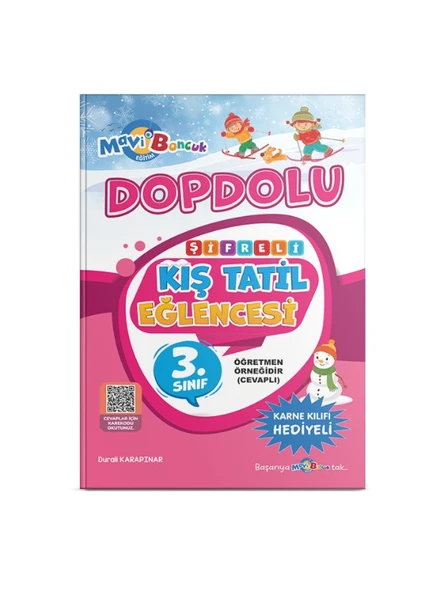 MAVİ BONCUK YAYINLARI 3.SINIF DOPDOLU ŞİFRELİ KIŞ TATİL EĞLENCESİ KİTABI ürün görseli