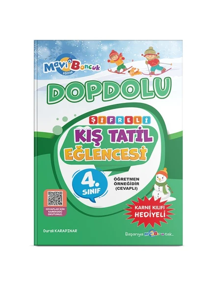 MAVİ BONCUK YAYINLARI 4.SINIF DOPDOLU KIŞ TATİL EĞLENCESİ!! ürün görseli