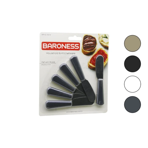 6PCS KAHVALTI VE TEREYAĞI SETİ 11CM (5314)