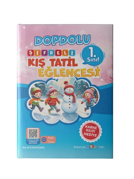 MAVİ BONCUK YAYINLARI 1. SINIF DOPDOLU ŞİFRELİ KIŞ TATİL EĞLENCESİ KİTABI ürün görseli