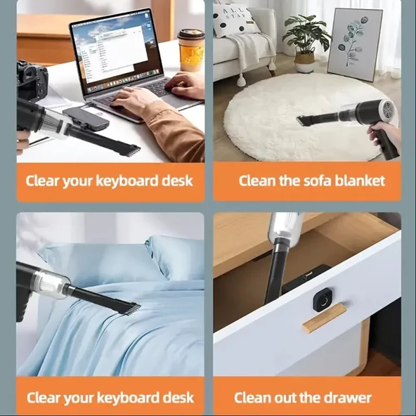 Araç Oto Şarjlı Süpürge (5314) - 3