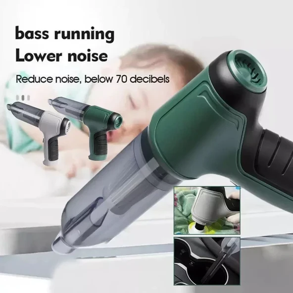 Şarj Edilebilir El Tipi Çok Fonksiyonlu Araç ve Ev Süpürgesi JB-107 (5314)