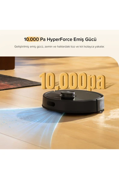 Q8 Akıllı Robot Süpürge Beyaz 10.000 Pa HyperForce Emiş Gücü - Resim 10