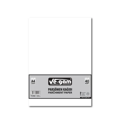 A4 40 PARÇA  ÇİZGİSİZ PARŞÖMEN KAĞIDI (5314)