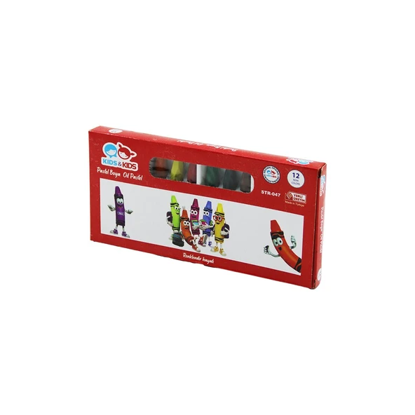 KIDS - KIDS STR-47 12PCS = 12 RENK PASTEL BOYA (5314)