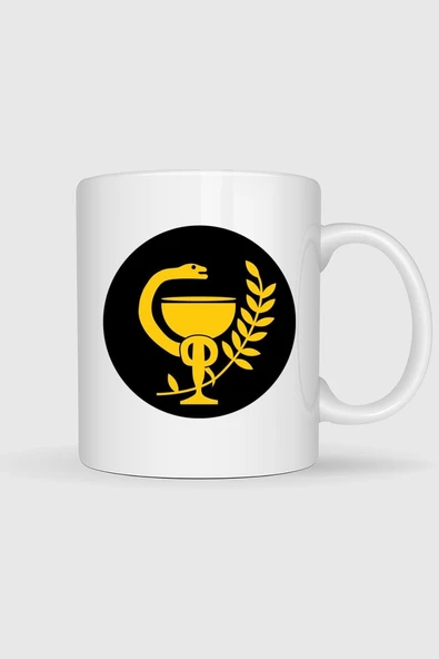 Eczacı Subay Sınıf İşareti Tasarımlı Kupa Bardak ürün görseli