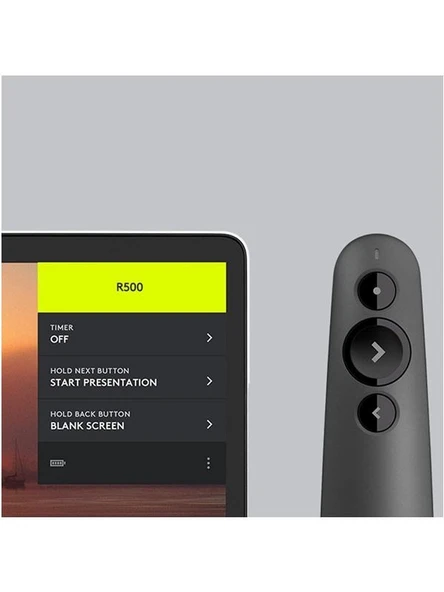 Logitech R500 Laser Sunum Kumandası, Kablosuz, 20m Menzil, Bluetooth ve USB Bağlantı, Mac ve Windows - 7