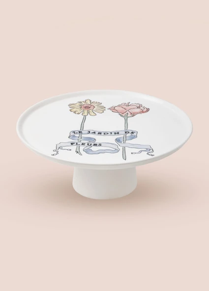 The Mia Luv Ayaklı Servis Tabağı 10x26 cm - Resim 2