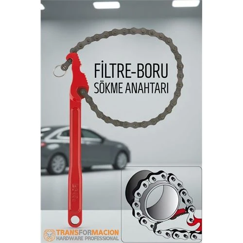 Zincirli Filtre Sökme Anahtarı - Boru Sökme Anahtarı ürün görseli 1