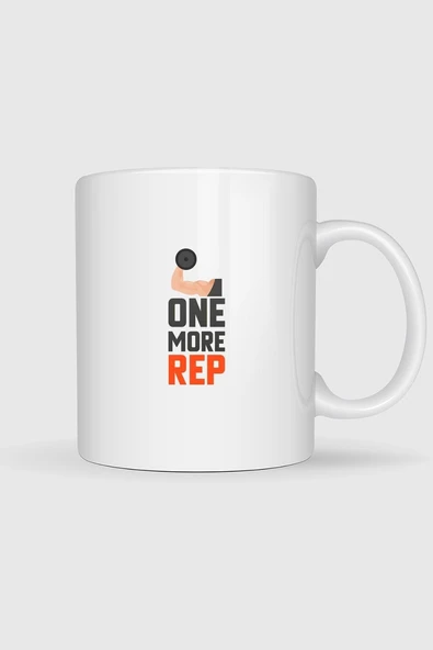 Bir Tekrar Daha Fitness Gym Tasarımlı Kupa Bardak ürün görseli