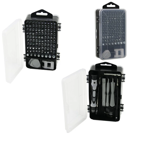 115İN1 SAATÇİ - TELEFONCU BİTS TORNAVİDA SETİ 98PCS UÇ + 1-T.VİDA SAPI + TELEFON APARATLARI (5314)