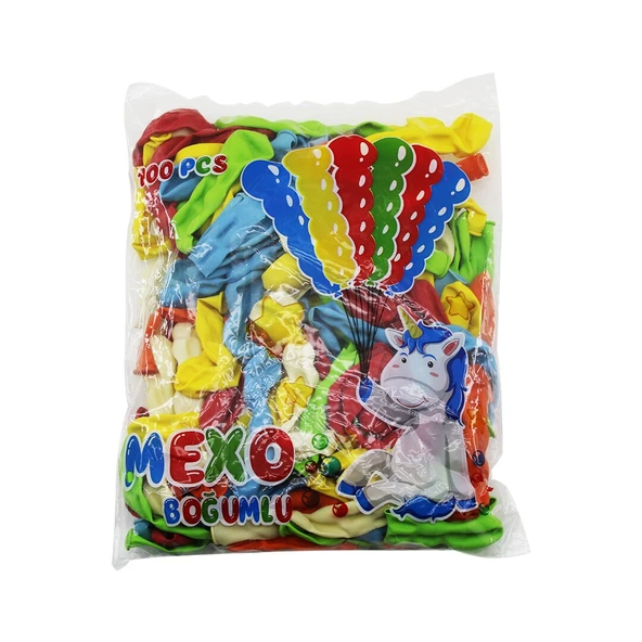 MEXO  BOĞUMLU  BALON  100PCS (5314)