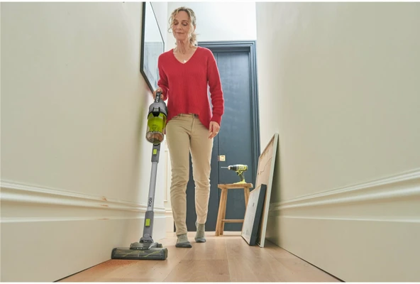 Ryobi RSVS18-1C20G 2.0Ah Tek Akülü Kömürsüz Dikey Süpürge - 5133006515 - 5