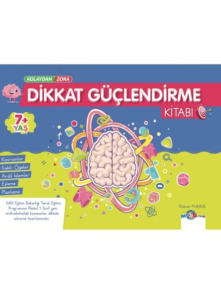 MAVİ BONCUK YAYINLARI +7 YAŞ DİKKAT GÜÇLENDİREN KİTABI ürün görseli