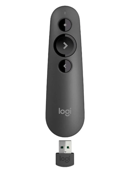 Logitech R500 Laser Sunum Kumandası, Kablosuz, 20m Menzil, Bluetooth ve USB Bağlantı, Mac ve Windows - 3
