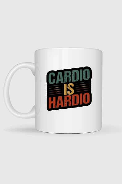 Cardio İs Hardio Fitness Gym Tasarımlı Kupa Bardak - Resim 2