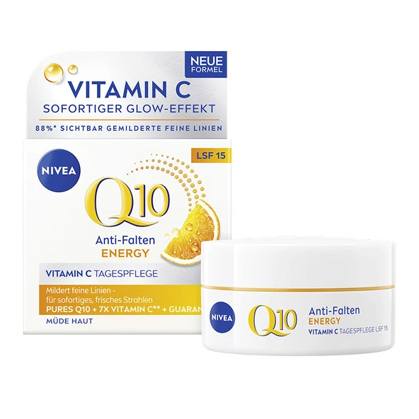 Nivea Q10 Energy Aydınlatıcı Gündüz Bakım Kremi 50 ml ürün görseli