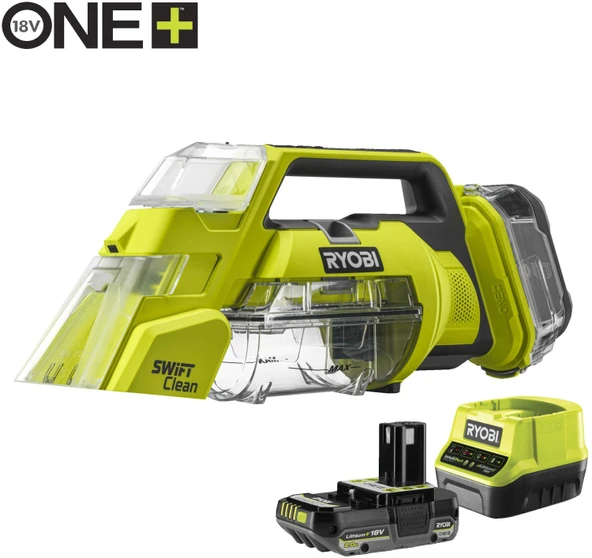 Ryobi RDC18-1C20G 2.0Ah Tek Akülü Halı ve Koltuk Yıkama Makinesi - 5133006331 ürün görseli