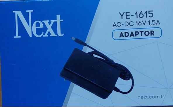 Next YE 1615 Santral Adaptörü 16 Volt 1,5 Amper Dişi Çıkışlı ürün görseli