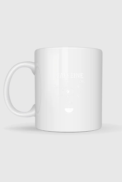 Caffeine Kahve Formulü Tasarımlı Kupa Bardak - Resim 2