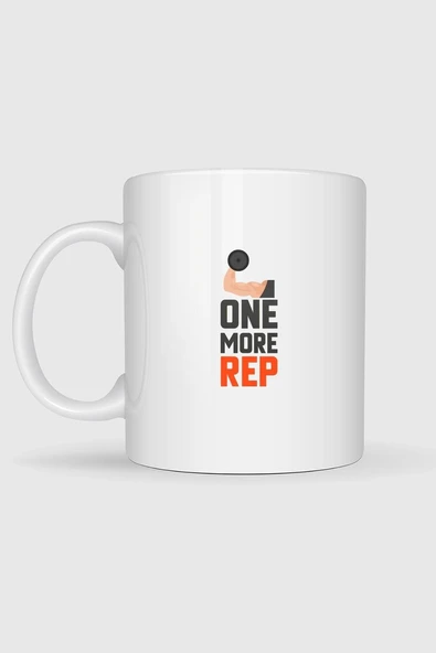 Bir Tekrar Daha Fitness Gym Tasarımlı Kupa Bardak - Resim 2