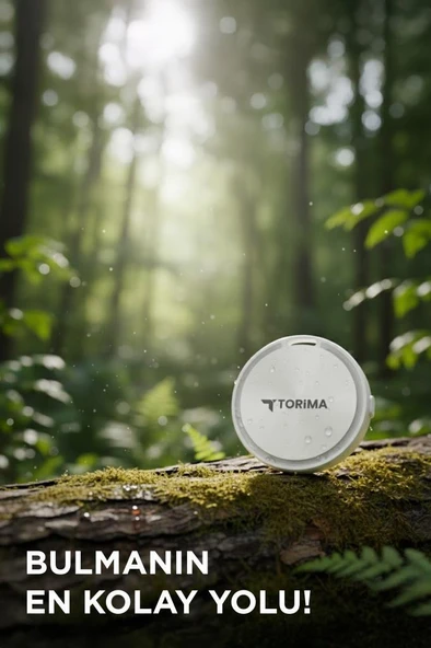 Torima F8 Beyaz Smart Tag Takip Cihazı Apple Find My ve Android Uyumlu - Resim 3