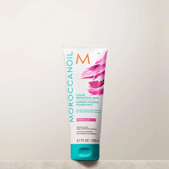 Moroccanoil Color Depositing Mask 200 ml - Hibiscus - Resim 2