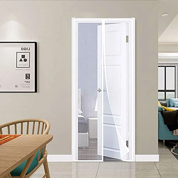 Mıknatıslı Kapı Sinekliği Tül Perde 105 x 205 cm (5314) - 4