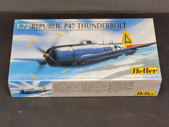 Heller 1/72 Ölçek REPUBLIC P47 THUNDERBOLT - Resim 2
