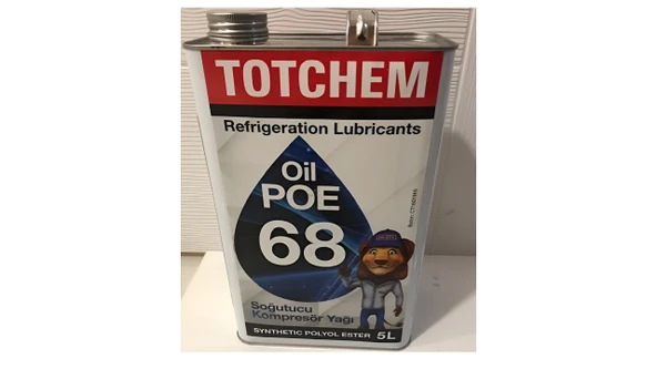Ermiya Totchem Oil Poe 68 Soğutucu Kompresör Yağı 5 LT ürün görseli