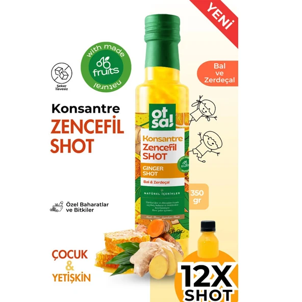 Otsa Konsantre Zencefil Shot 350 g - Resim 2