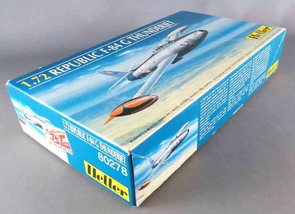 Heller 1/72 Ölçek REPUBLIC F-84 G THUNDERJET - Resim 3