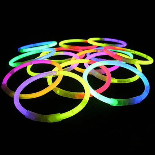 Glow Fosforlu Neon Bileklik 50 Adet (5314) - 5