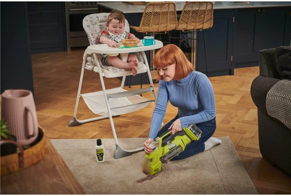 Ryobi RDC18-1C20G 2.0Ah Tek Akülü Halı ve Koltuk Yıkama Makinesi - 5133006331 - Resim 5