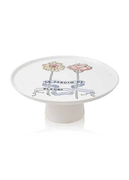 The Mia Luv Ayaklı Servis Tabağı 10x26 cm ürün görseli 1