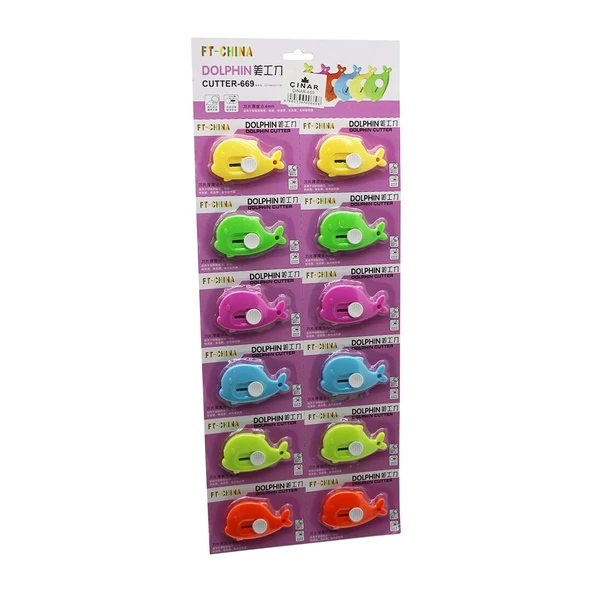 12 ADET YUNUS MİNİ CEP - ÇANTA YUNUS FALÇATA - MAKET BIÇAK (5314)