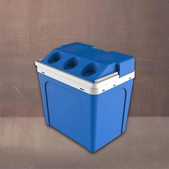 25 Litre 12v Oto Buzdolabı Termos- Portatif, Elektrikli, Oto Şarj Kablolu( 1050 Thermoelectric Cooler 12v.) - Resim 5