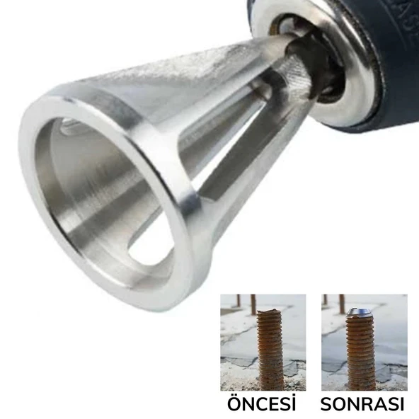 Çapak Alma Harici Çapak Alıcı Paslanmaz Çelik Çapak Kaldırma Cıvata Çapak Alma Matkap Ucu (5314) - 2