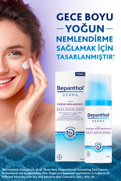 BEPANTHOL DERMA YOGUN NEMLENDIRICI GECE BAKIM KREM 50 ML - 2