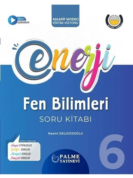 PALME 6.SINIF ENERJİ FEN BİLİMLERİ SORU KİTABI *YENİ* ürün görseli