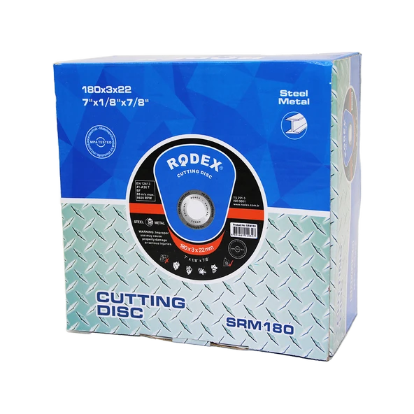 METAL KESİCİ DİSK 180X3X22MM FOR METAL (5314)