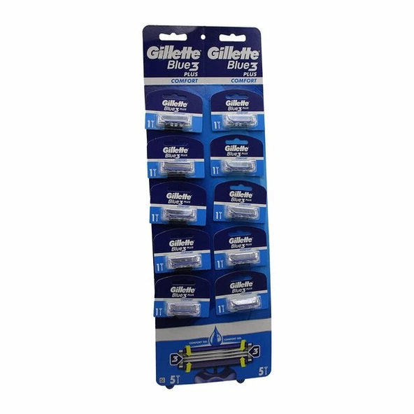 GİLLETTE BLUE3 JİLET KARTELALI 10 PARÇA (5314)