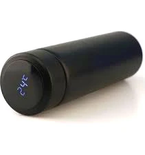 SİYAH LED DERECELİ ÇELİK TERMOS 500ML (5314)
