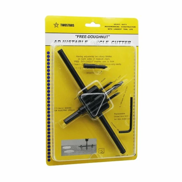 AYARLI ALÇI PANÇ DELME 2 BIÇAK 1-3 İNÇ/16 30MM - 7-7 İNÇ/8 200MM - 1 İNÇ/8 3MM - 2 İNÇ 50MM (5314)