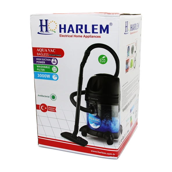 HARLEM HSV-1910-1710 ISLAK KURU VAKUMLU SÜPÜRGE 2200W (5314)