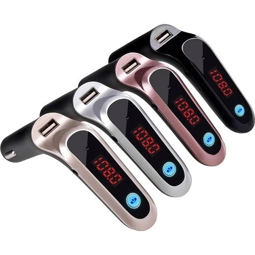 Cars7 Bluetooth Hafıza Kart Girişli 4.0 Araç Kiti Çakmaklık Mp3 Fm Transmitter - Resim 3