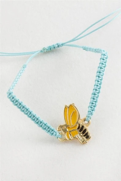 Arı Makrome Örgülü Bileklik - 2