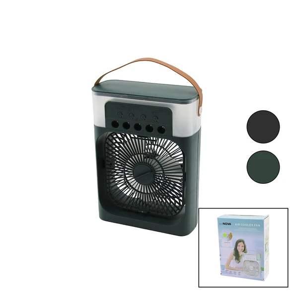 HAVA NEMLENDİRME - FAN - GECE LAMBASI MASA ÜSTÜ ULTRASONİK VANTİLATÖR 360 DERECE USB ŞARJ 3KDM HIZ (5314)