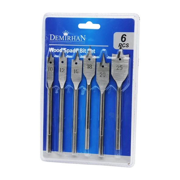 6 PARÇA YAPRAK MATKAP UCU SET10-12-16-18-20-25 (5314)